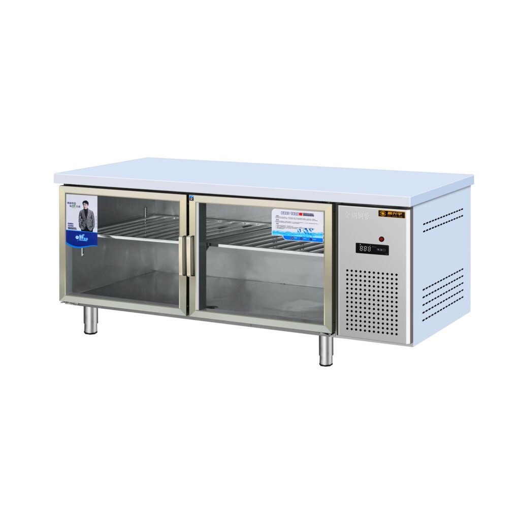 Commercial Refrigerator Display with Extra Thickness Storage Rack Freezer Display